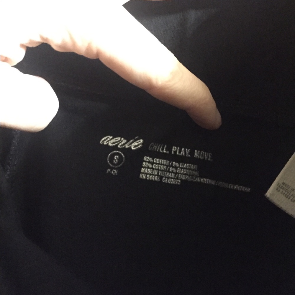 Aerie Black Comfy Leggings